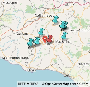 Mappa Contrada, 93016 Riesi CL, Italia (11.41385)