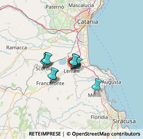 Mappa Via Patti, 96016 Lentini SR, Italia (7.75545)