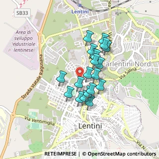 Mappa Via Patti, 96016 Lentini SR, Italia (0.362)