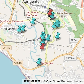 Mappa Via Panoramica dei Templi, 92100 Agrigento AG, Italia (1.03846)