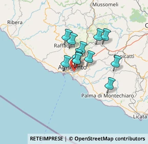Mappa Via Panoramica dei Templi, 92100 Agrigento AG, Italia (10.185)