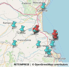 Mappa Via Gaeta, 96016 Lentini SR, Italia (17.53938)