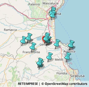 Mappa Via Gaeta, 96016 Lentini SR, Italia (13.772)