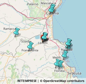 Mappa Via Duca D'Aosta, 96016 Lentini SR, Italia (15.62571)