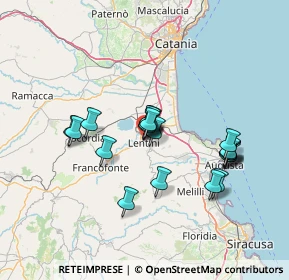 Mappa Via Duca D'Aosta, 96016 Lentini SR, Italia (13.4635)