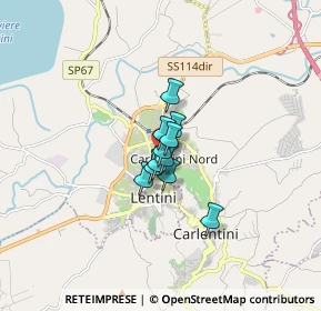 Mappa Via Francesco Cilea, 96016 Lentini SR, Italia (0.82818)