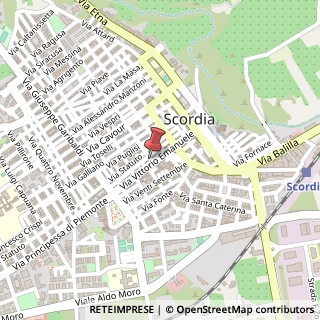 Mappa Via vittorio emanuele 148, 95048 Scordia, Catania (Sicilia)