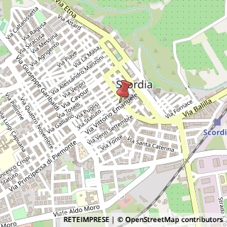 Mappa Corso Vittorio Emanuele, 51, 95048 Scordia, Catania (Sicilia)