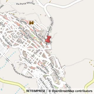 Mappa Via San Michele, 28, 92028 Naro, Agrigento (Sicilia)