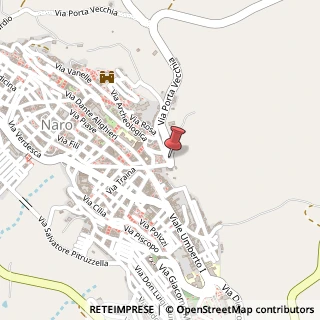 Mappa Via Porta Vecchia, 92028 Naro AG, Italia, 92028 Naro, Agrigento (Sicilia)