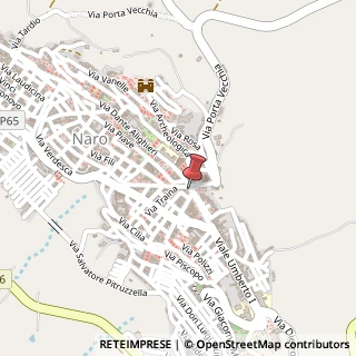 Mappa Piazza Camillo Benso Conte di Cavour, 3, 92028 Naro, Agrigento (Sicilia)