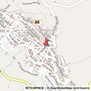 Mappa Via Traina, 3, 92028 Naro, Agrigento (Sicilia)