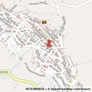 Mappa Via Scicolone, 8, 92028 Naro, Agrigento (Sicilia)