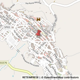 Mappa Via Vittorio Emanuele,  102, 92028 Naro, Agrigento (Sicilia)