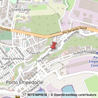 Mappa Via E. Chanoux, 30, 92014 Porto Empedocle, Agrigento (Sicilia)