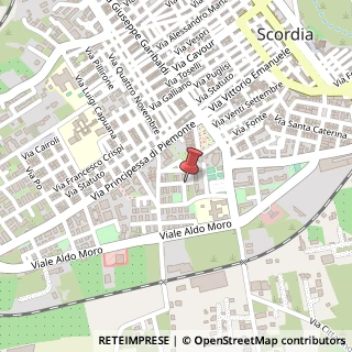 Mappa Via Barchitta, 42, 95048 Scordia, Catania (Sicilia)