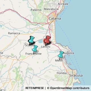 Mappa Via Cerere, 96016 Lentini SR, Italia (8.74615)