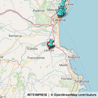 Mappa Via Caltanissetta, 96016 Lentini SR, Italia (21.38333)