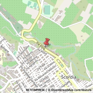 Mappa Via Etna, 21, 95048 Scordia, Catania (Sicilia)