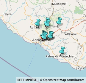 Mappa Realmonte, 92100 Agrigento AG, Italia (6.86231)