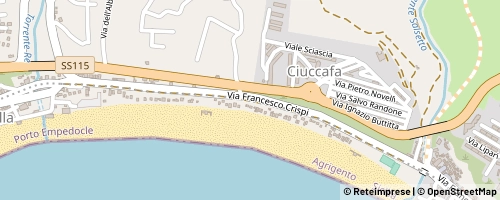 Mappa Porto Empedocle