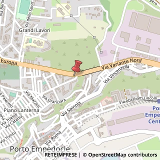 Mappa Viale dei Caduti, 35, 92014 Realmonte, Agrigento (Sicilia)