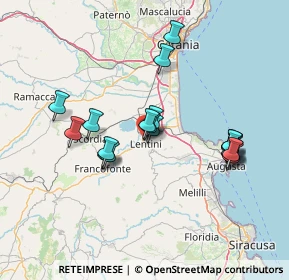 Mappa Via Carrubbazza, 96016 Lentini SR, Italia (15.033)