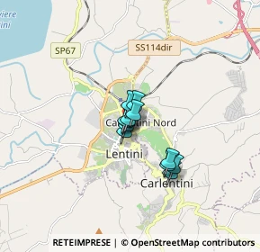 Mappa Via Villafranca, 96016 Lentini SR, Italia (0.9825)