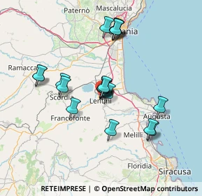 Mappa Via Villafranca, 96016 Lentini SR, Italia (13.7685)