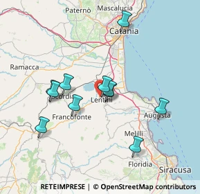 Mappa 96016 Lentini SR, Italia (14.81636)