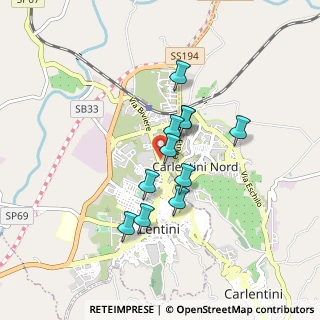 Mappa Viale Riccardo da Lentini, 96016 Lentini SR, Italia (0.74636)