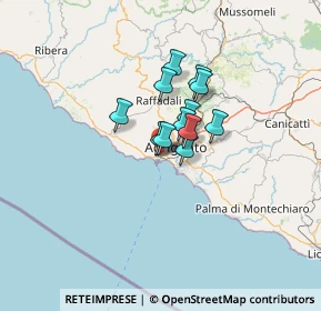 Mappa Via Giotto, 92014 Porto Empedocle AG, Italia (8.32917)