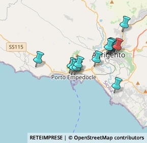 Mappa Via Luigi Cadorna, 92014 Porto Empedocle AG, Italia (3.51923)