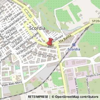 Mappa Piazza della Repubblica, 1, 95048 Scordia, Catania (Sicilia)