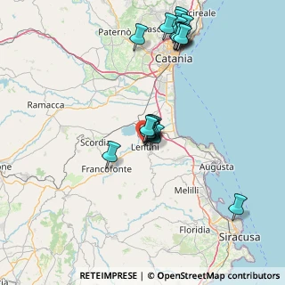 Mappa Via Portella della Ginestra, 96016 Lentini SR, Italia (17.8315)