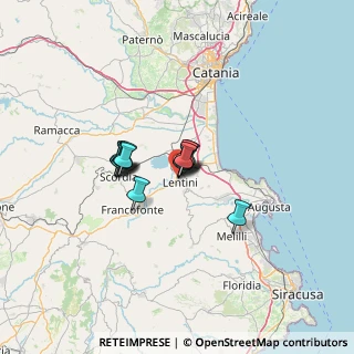 Mappa Via Portella della Ginestra, 96016 Lentini SR, Italia (8.69)