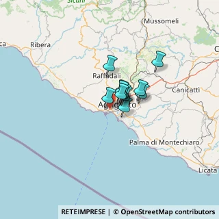 Mappa Via Giuseppe Ungaretti, 92014 Porto Empedocle AG, Italia (7.29091)