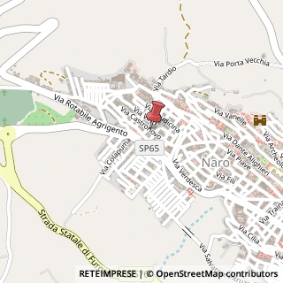 Mappa Via Castronovo, 33, 92028 Naro AG, Italia, 92028 Naro, Agrigento (Sicilia)