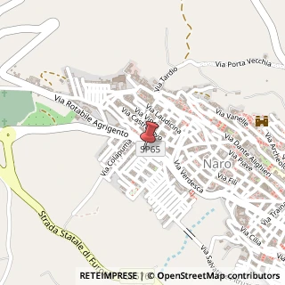 Mappa Professore, V?a, 92028 Naro, Agrigento (Sicilia)