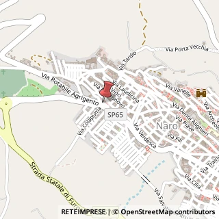 Mappa Vicolo s. fara 9, 92028 Naro, Agrigento (Sicilia)