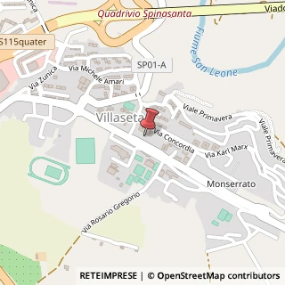 Mappa Via Capo Rizzuto, 92100 Villaseta AG, Italia, 92100 Agrigento, Agrigento (Sicilia)