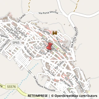 Mappa Via Vittorio Emanuele,  121, 92028 Naro, Agrigento (Sicilia)