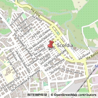 Mappa Via Principe di Piemonte, 29, 95048 Scordia, Catania (Sicilia)