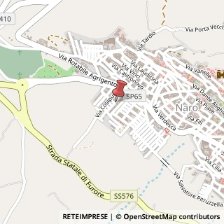 Mappa Via Barone Bartolomeo Riolo, 20, 92028 Naro, Agrigento (Sicilia)