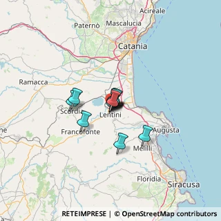 Mappa Via Etnea, 96016 Lentini SR, Italia (7.01182)