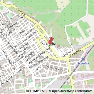 Mappa Corso Vittorio Emanuele, 13, 95048 Scordia, Catania (Sicilia)
