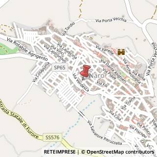 Mappa Via de Castellett, 27, 92028 Naro, Agrigento (Sicilia)