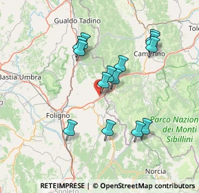 Mappa SS 77 della Val di Chienti, 06034 Foligno PG (13.91)
