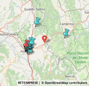 Mappa SS 77 della Val di Chienti, 06034 Foligno PG (14.348)