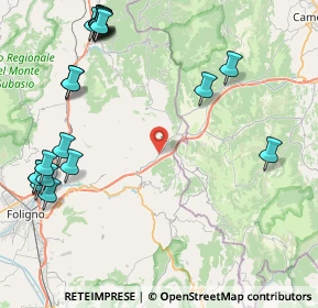 Mappa SS 77 della Val di Chienti, 06034 Foligno PG (11.983)